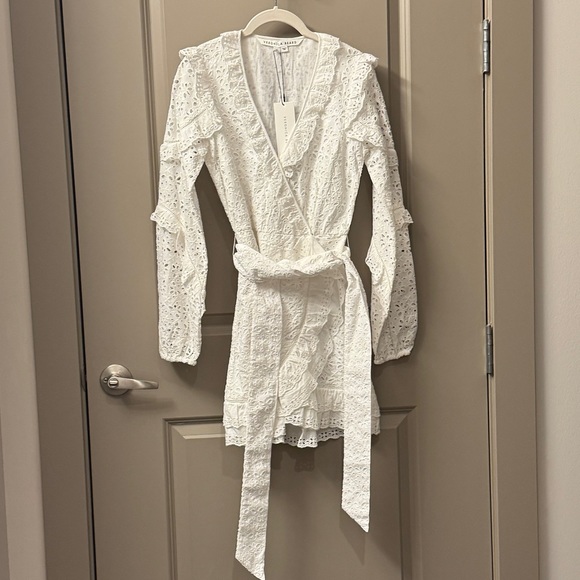 HP! 🎉💕 Veronica Beard Julia Eyelet Minidress - Picture 9 of 13